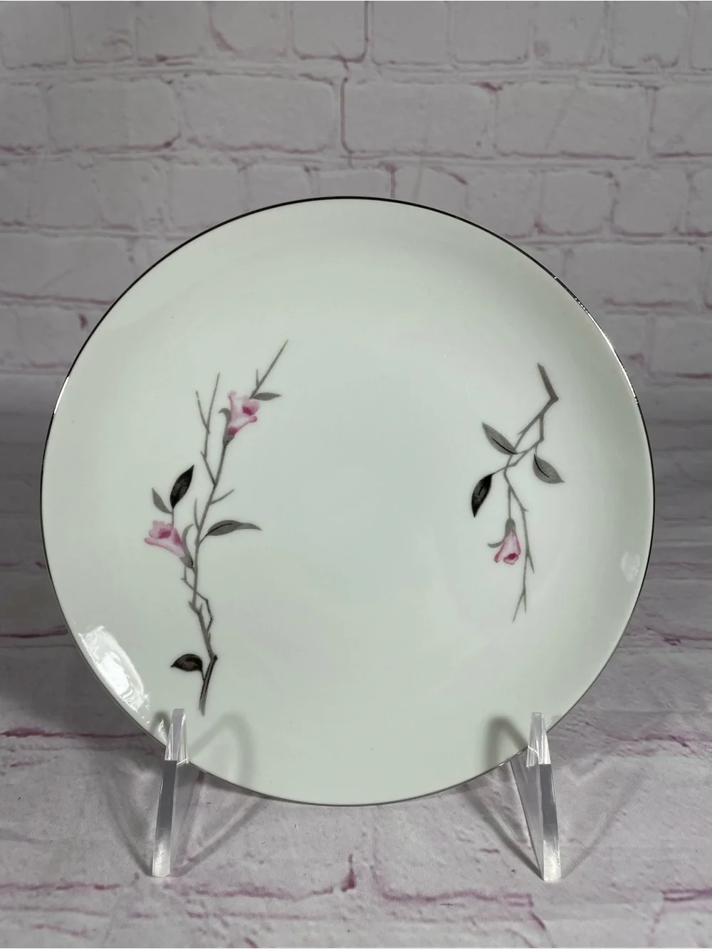 Vintage Cherry Blossom 1067 Fine China Bread and Butter Plate Japan